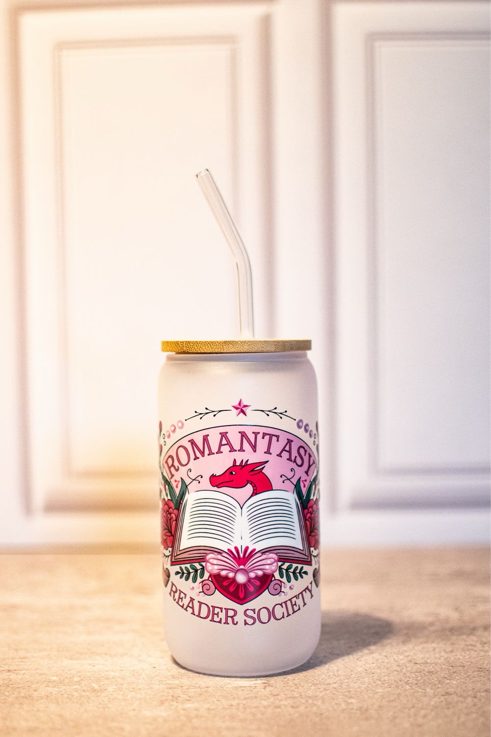 Romantasy Reader Frosted Tumbler