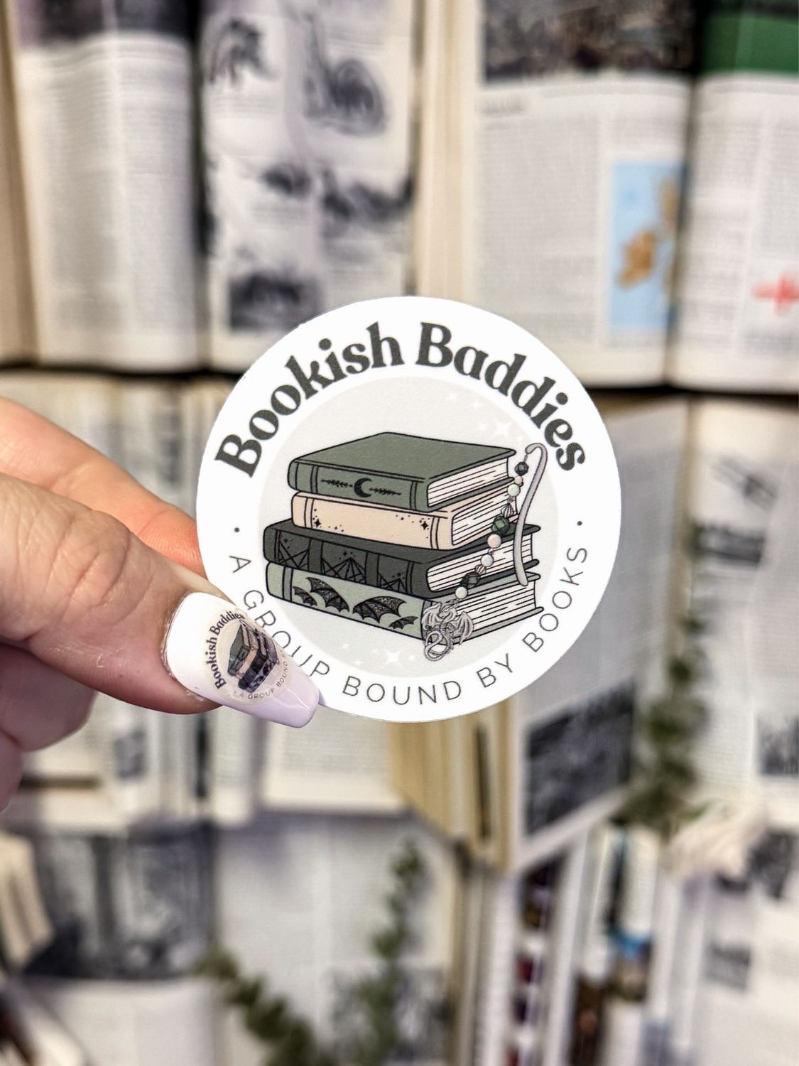 Bookish Baddies Sticker
