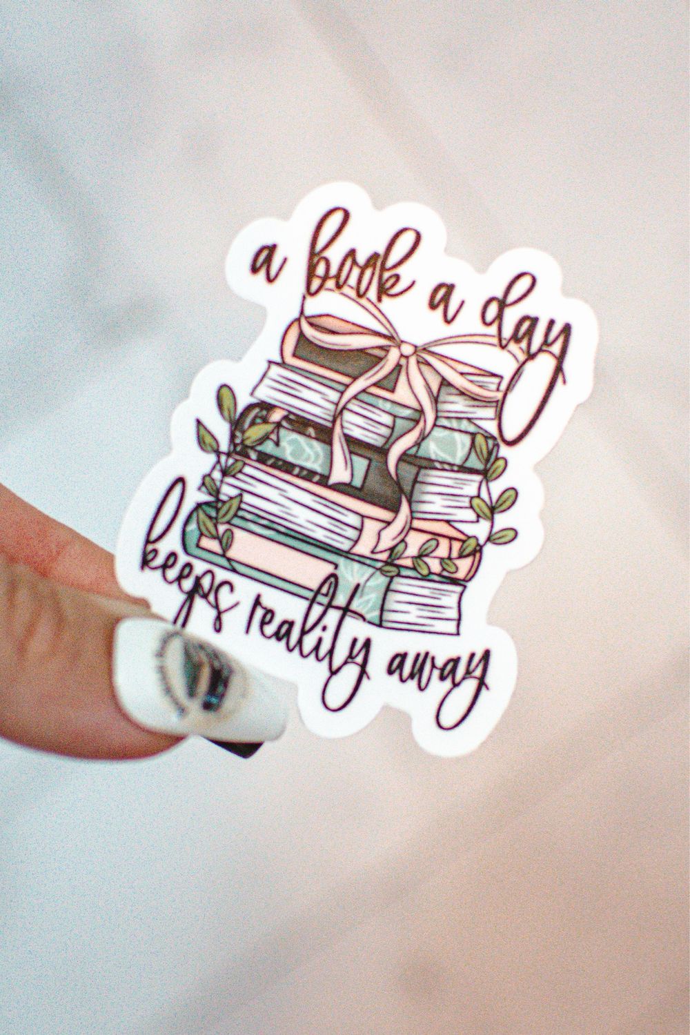 A Book A Day Sticker