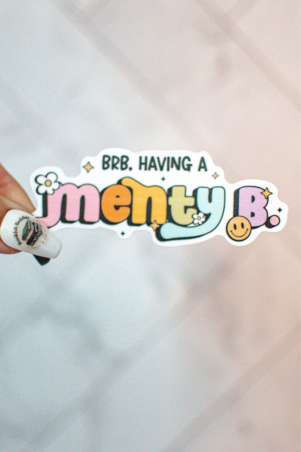 Menty B Sticker