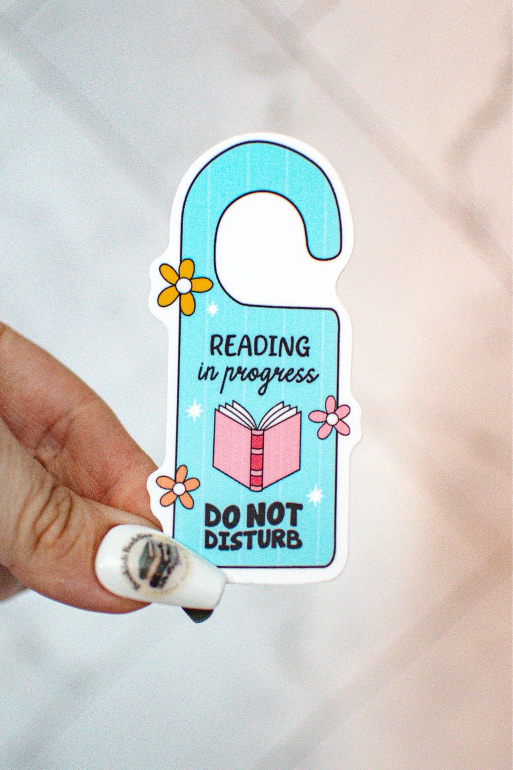 Reading In Progress Sticker