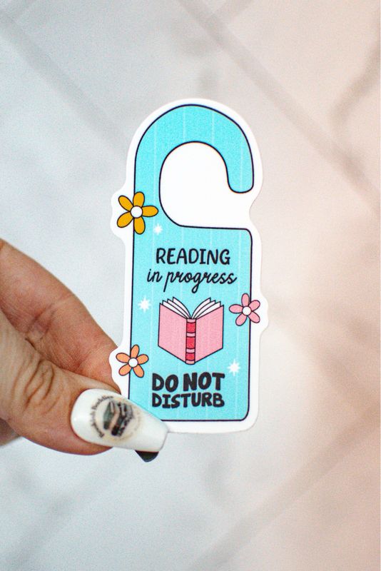 Reading In Progress Sticker
