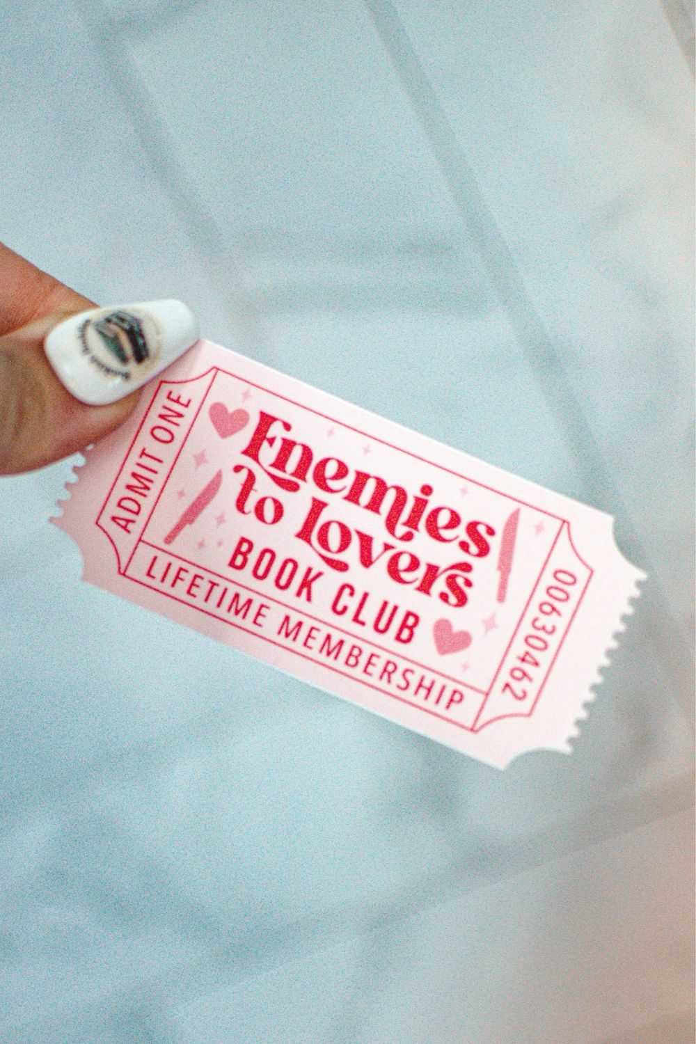 Enemies To Lovers Ticket Sticker