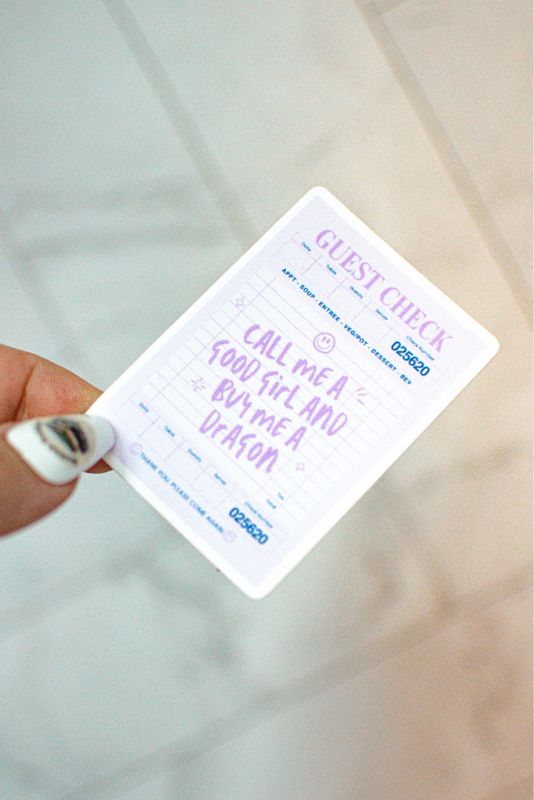 Buy Me A Dragon Sticker