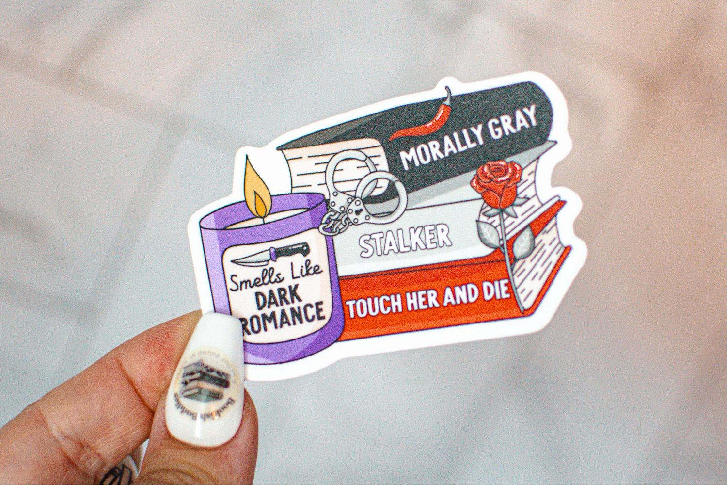 Smells Like Dark Romance Sticker