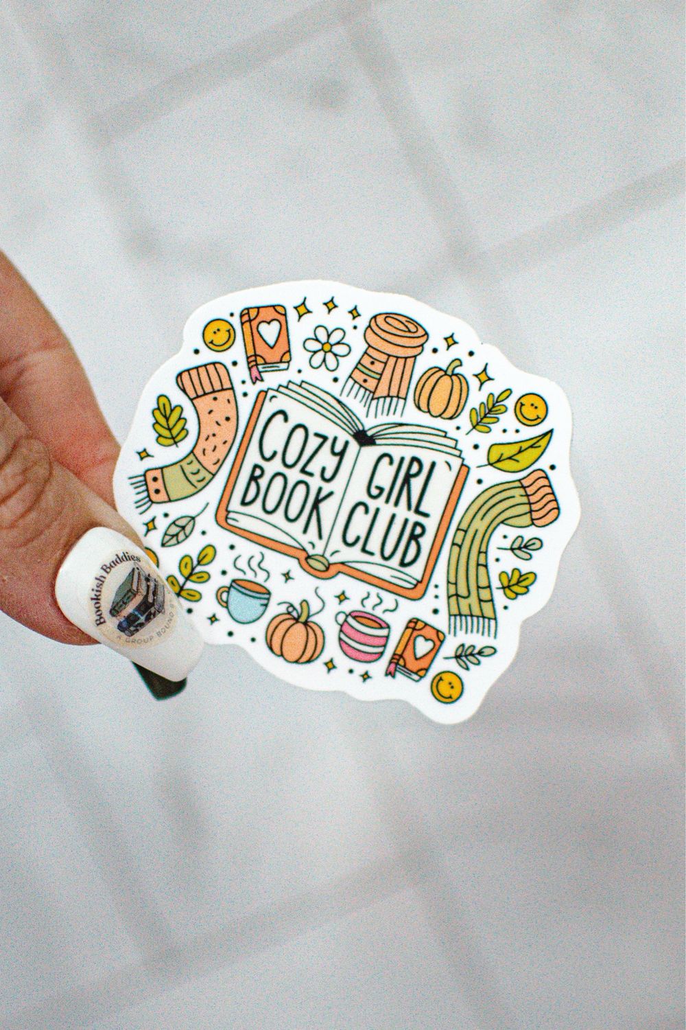 Cozy Girl Sticker