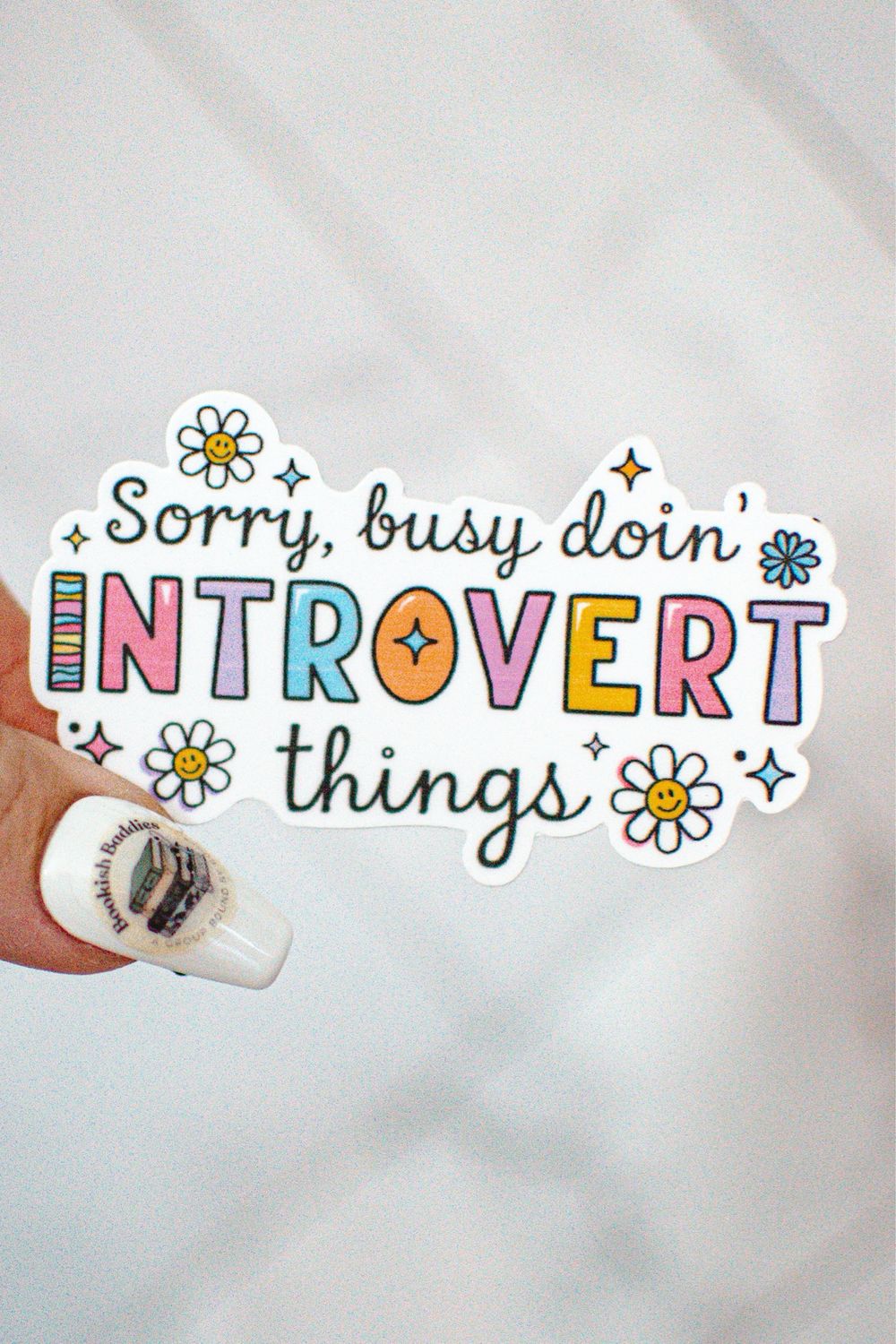 Introvert Things Sticker