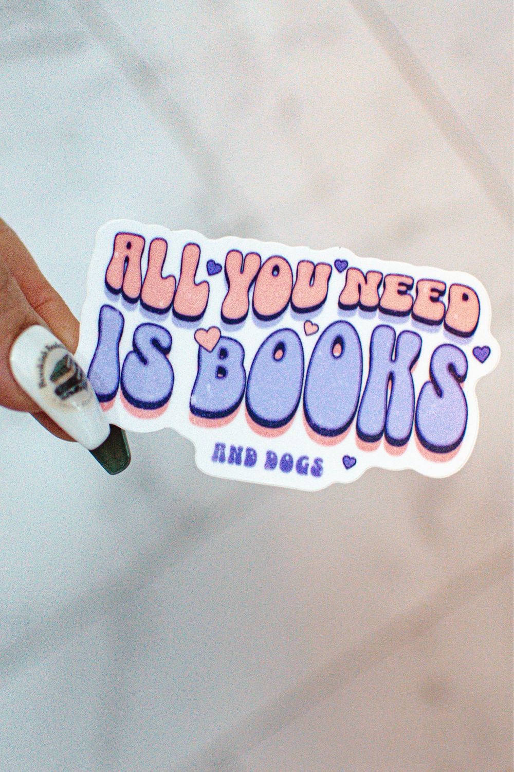 Books And Dogs Sticker