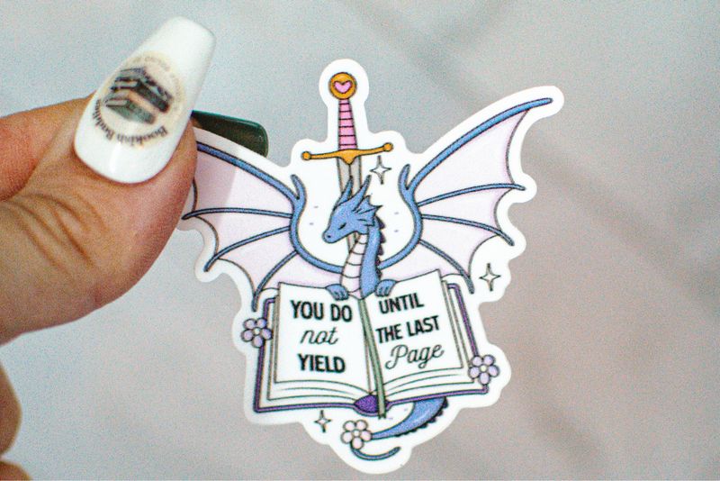 Do Not Yield Sticker