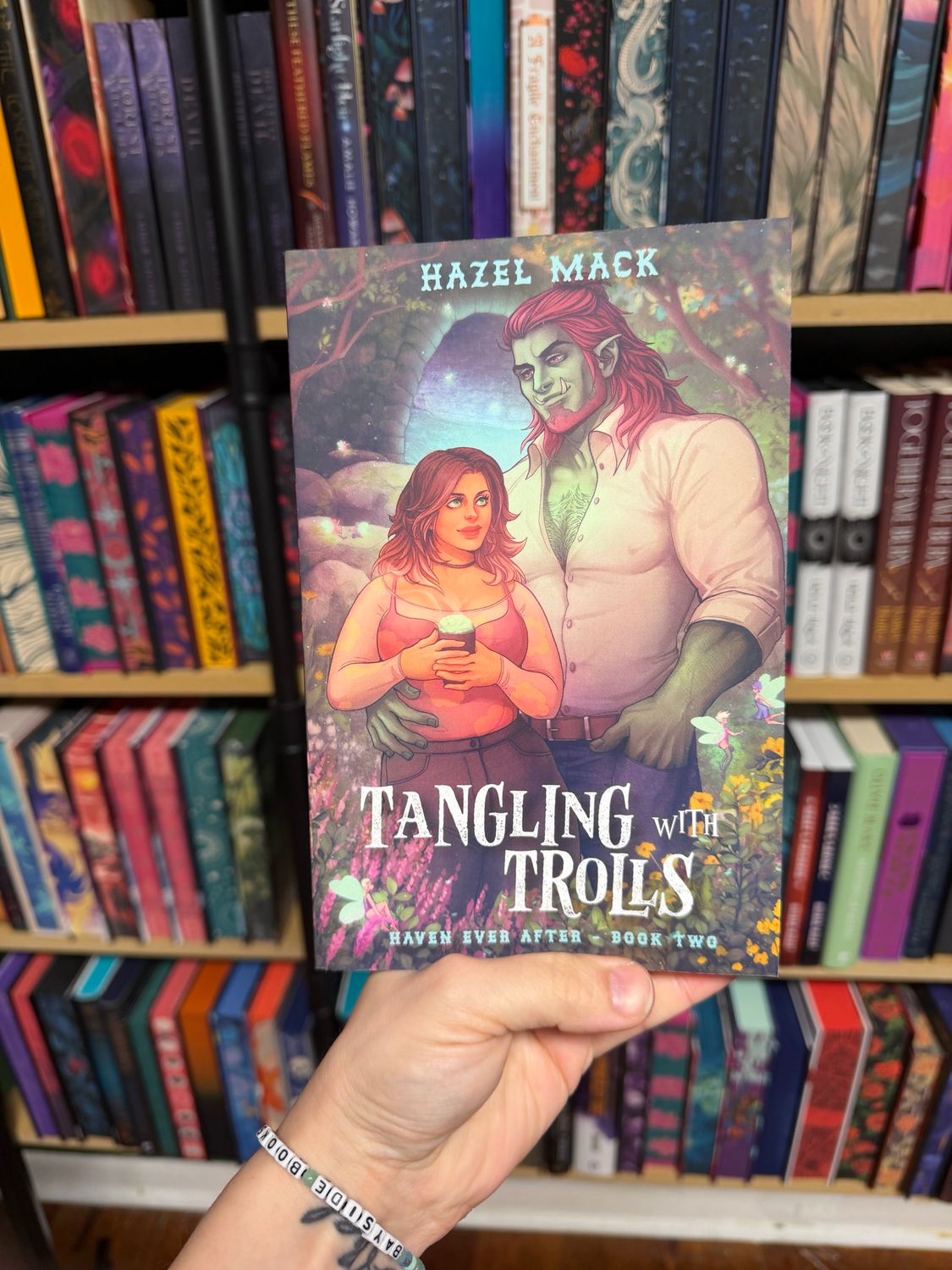 Tangling With Trolls (signed) Hazel Mack