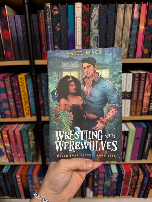 Wrestling With Werewolves (signed) Hazel Mack