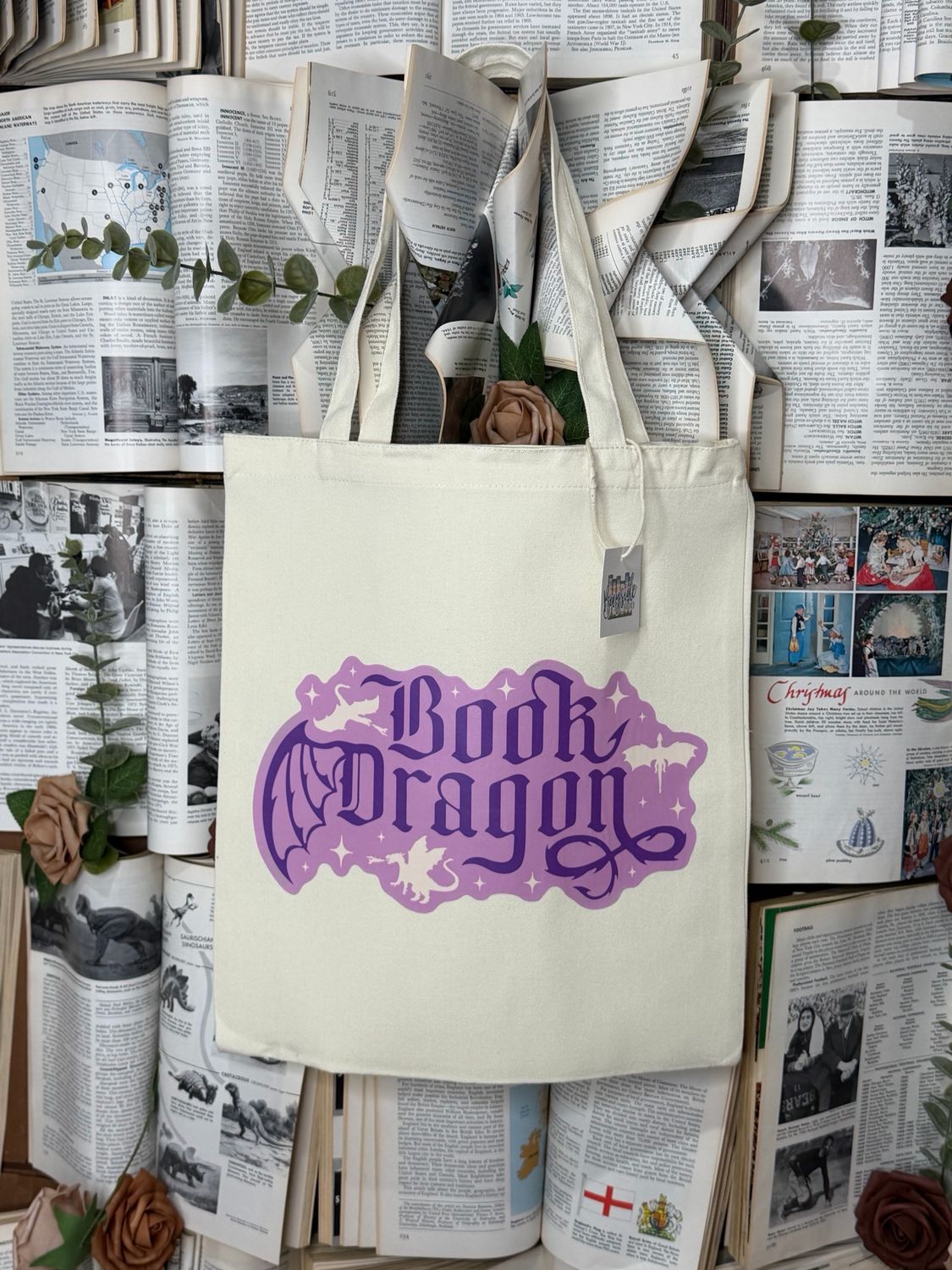 Book Dragon Tote