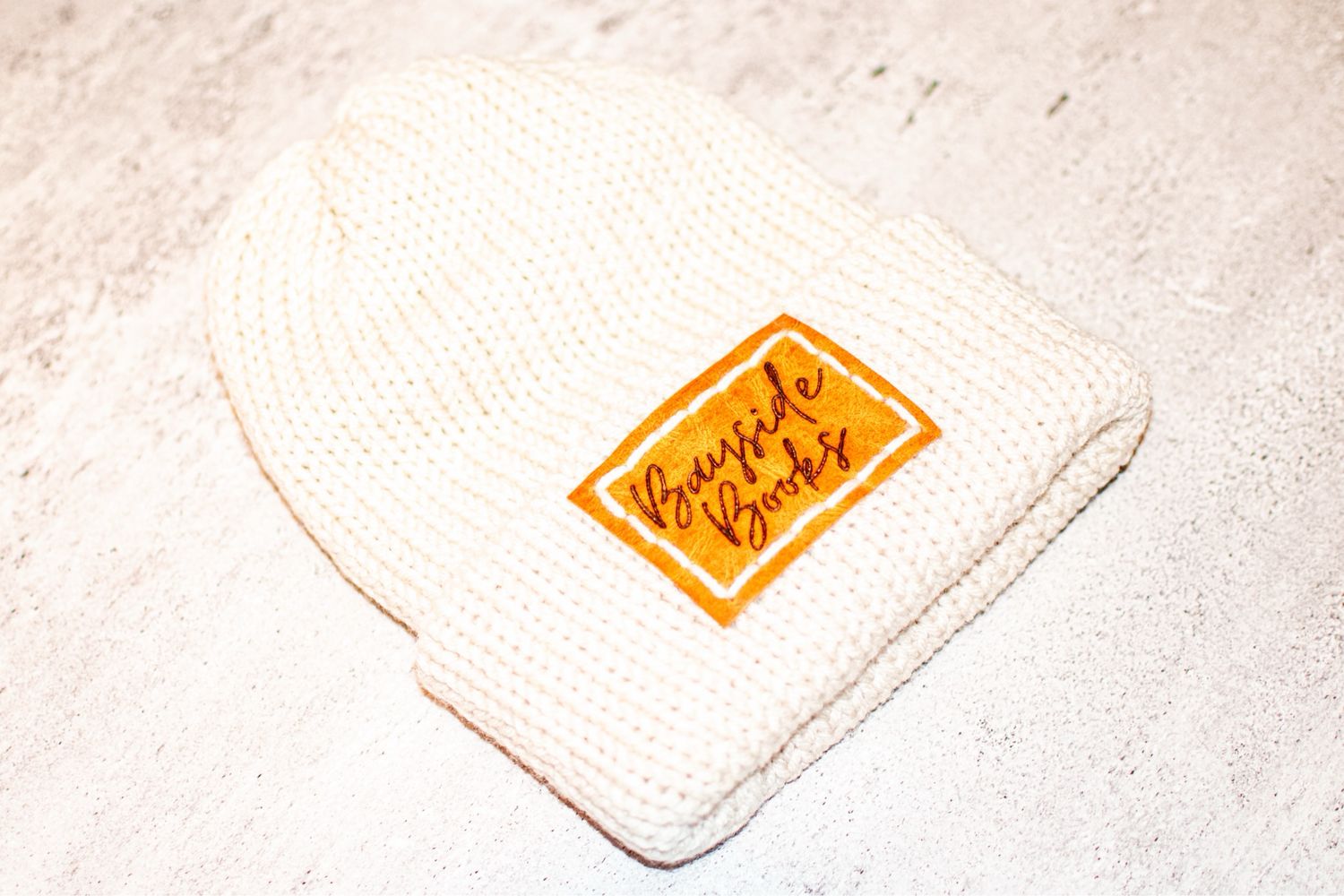 Tan Bayside Books Beanie