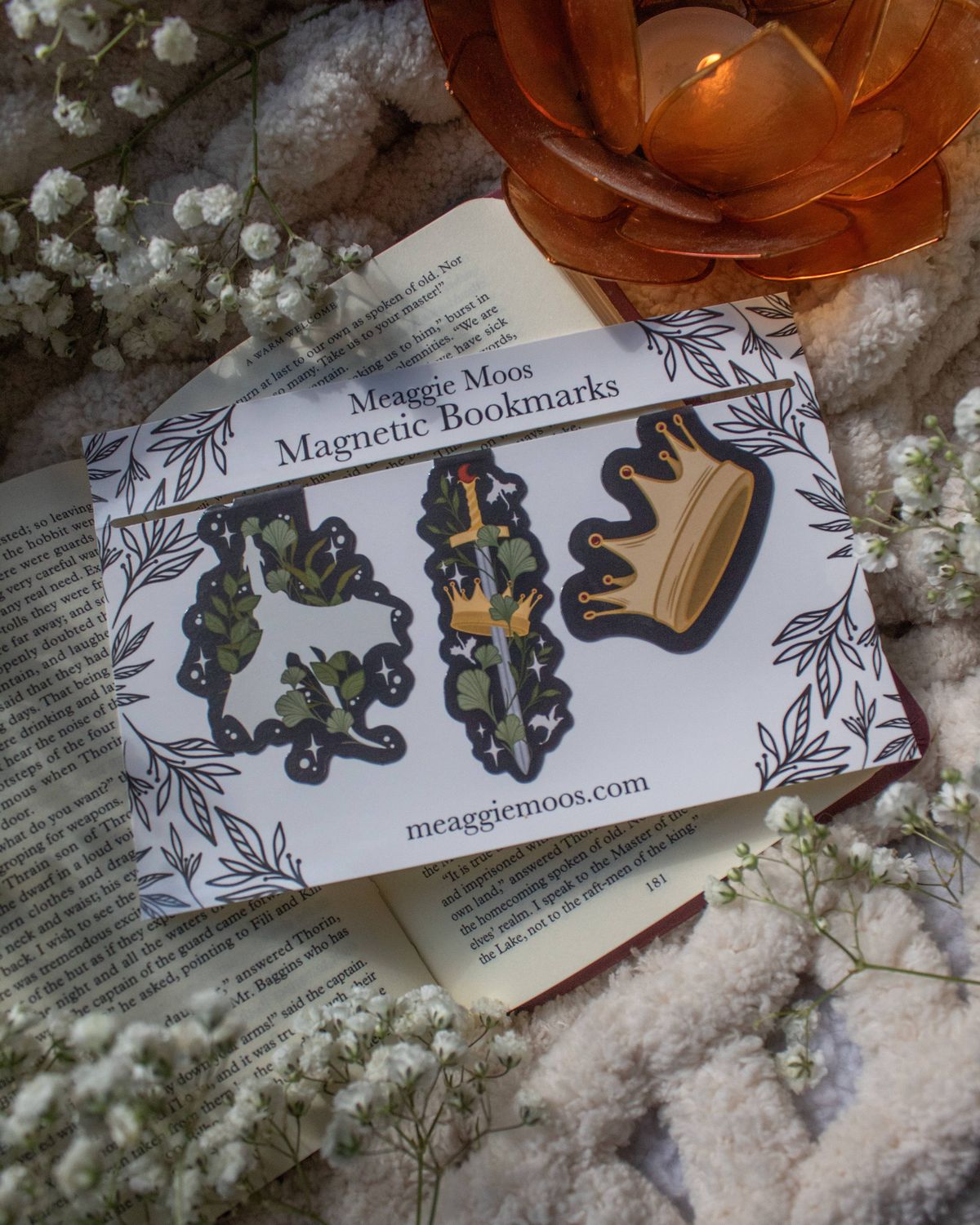 Fantasy Reader Magnetic Bookmarks | Set of 3