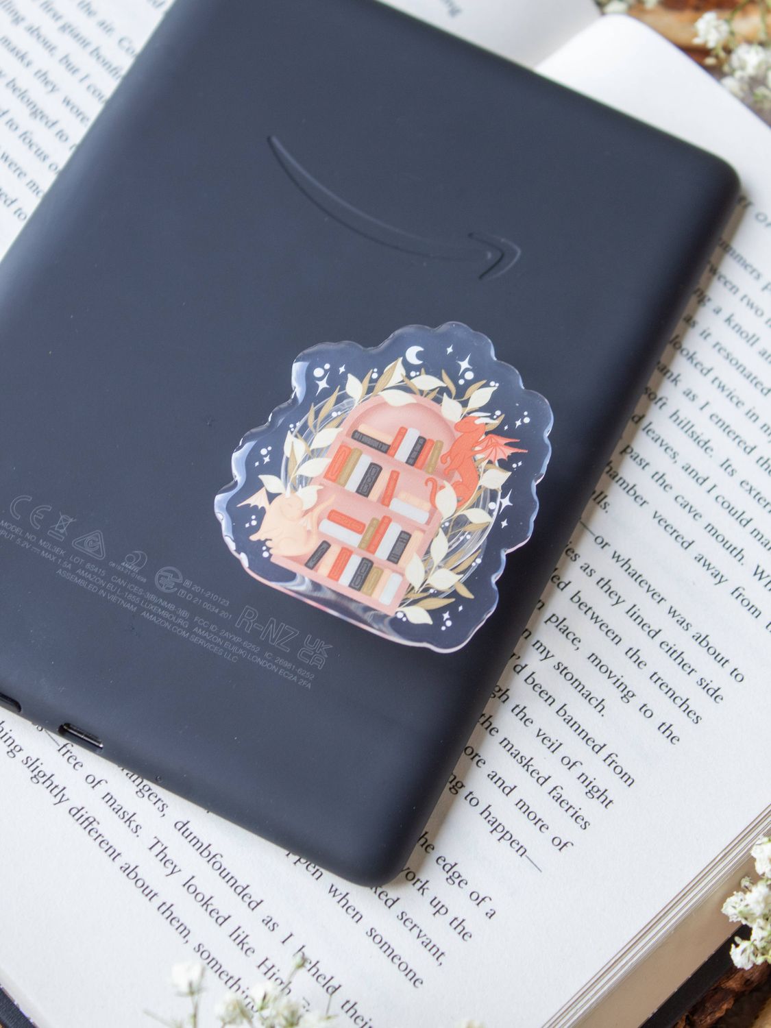 Littlest Book Dragon Kindle / Phone Grip