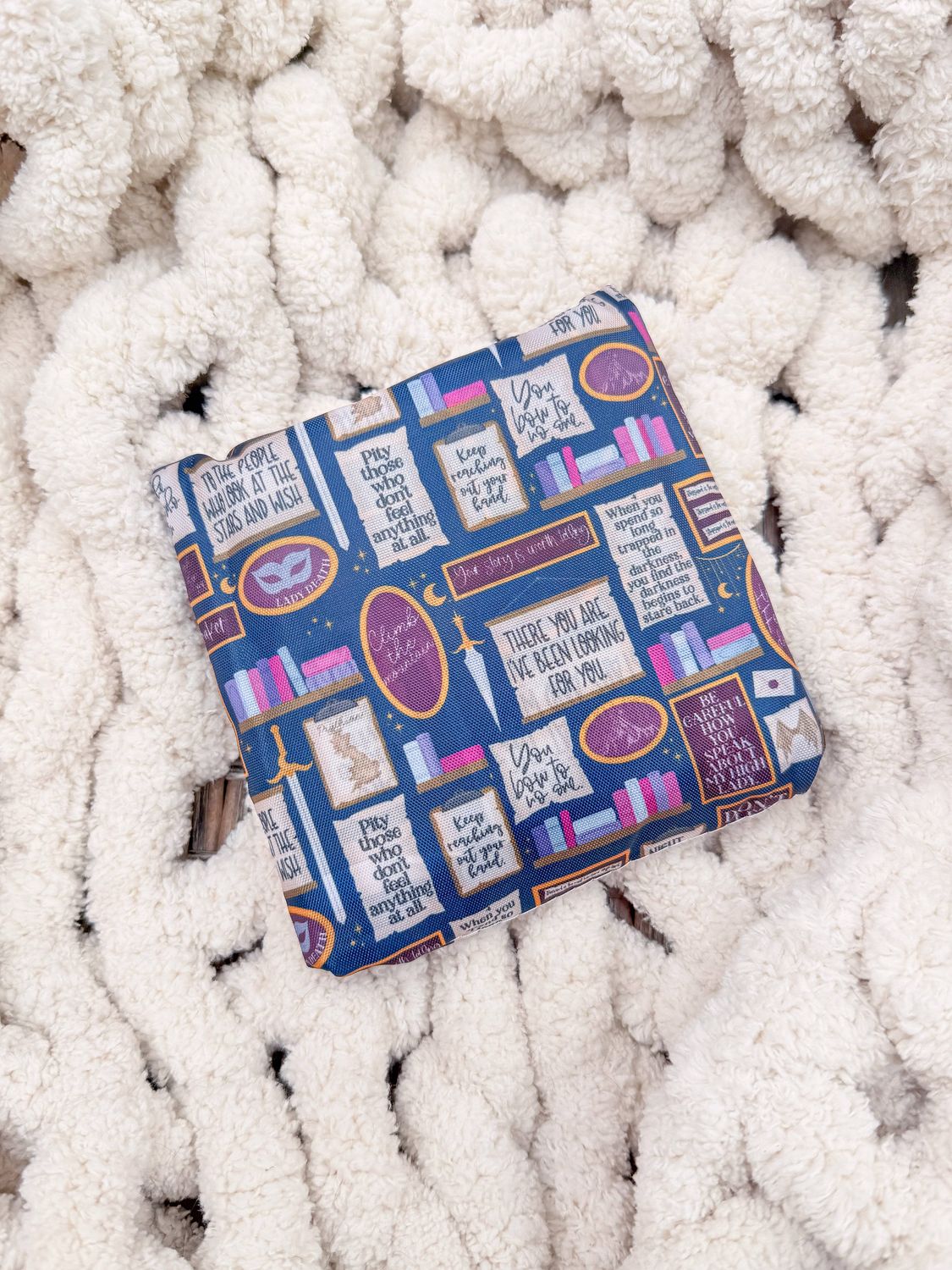 ACOTAR Quote Wall | Reusable Bookish Grocery Tote Bag