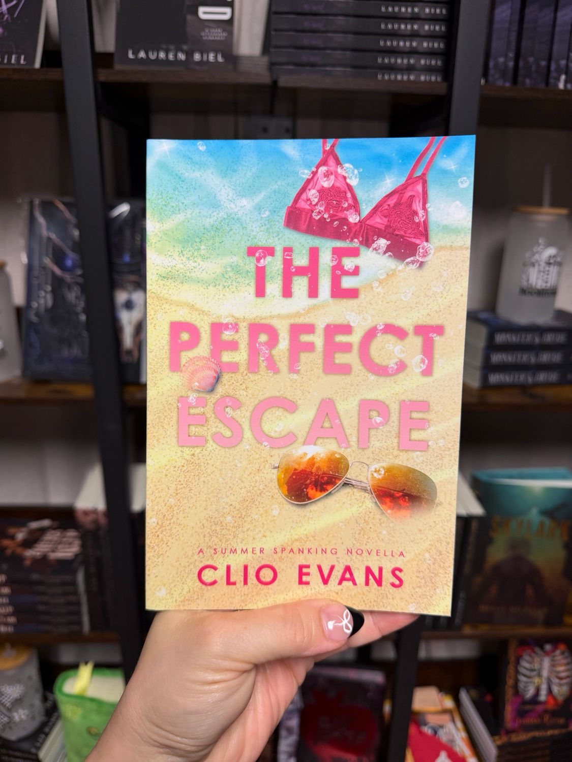 The Perfect Escape: A Summer Spanking Novella- Signed- Clio Evans
