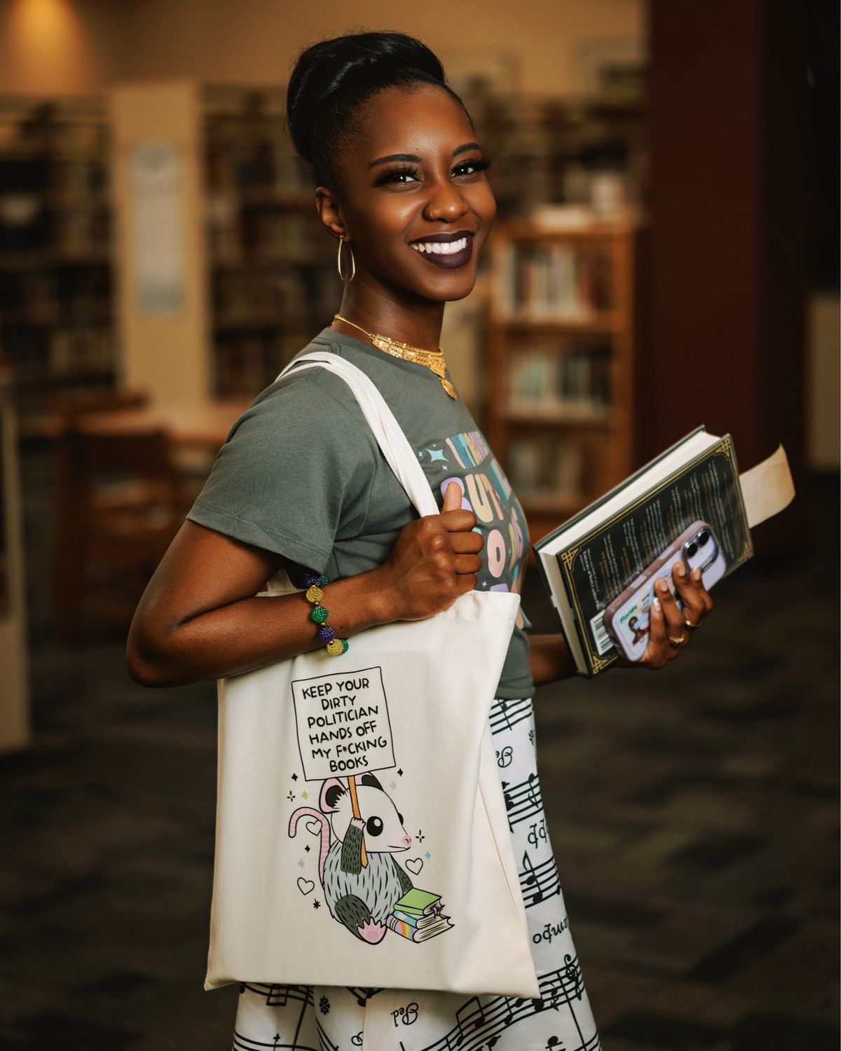Small Dirty Politician Tote