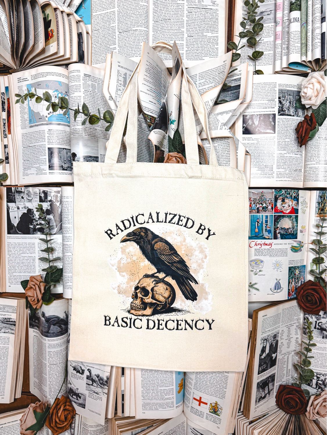 Small Radical Raven Tote
