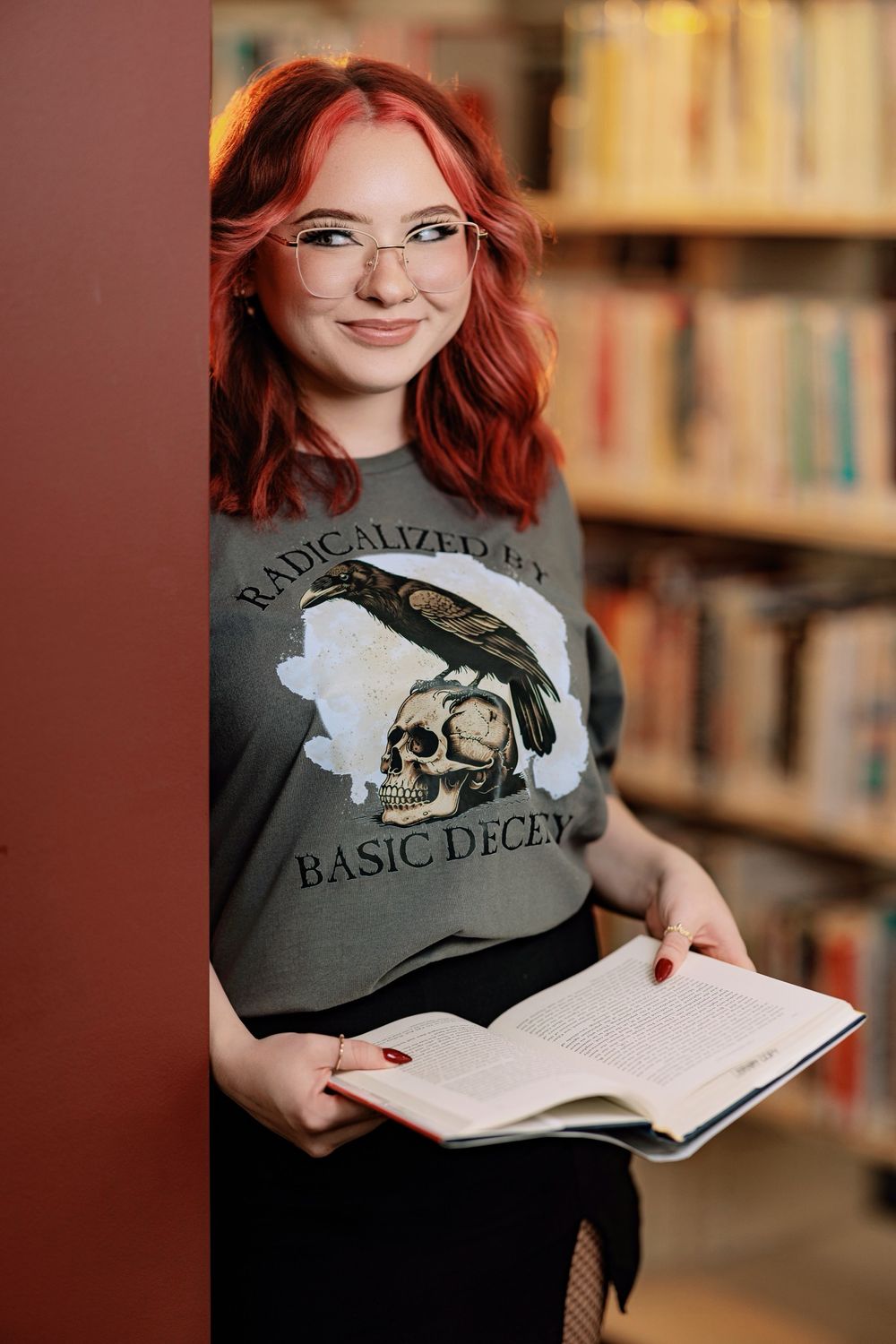 Radicalized Raven Cropped Tee