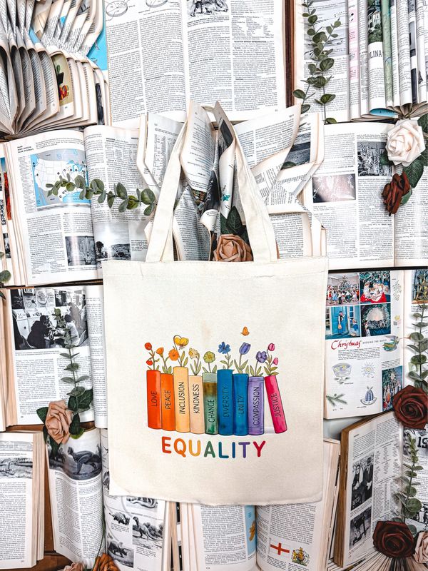 Small Equality Books Tote