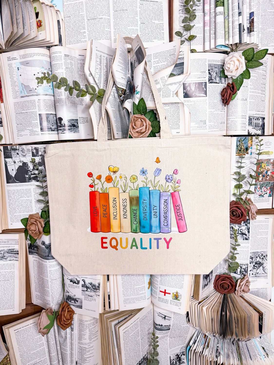 Large Equality Books Tote