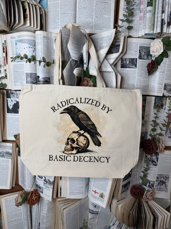 Large Radical Raven Tote