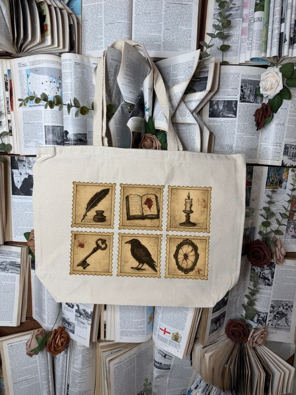 Large Dark Academia Tote