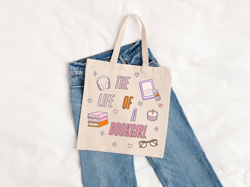 Small Life Of A Book Girl Tote