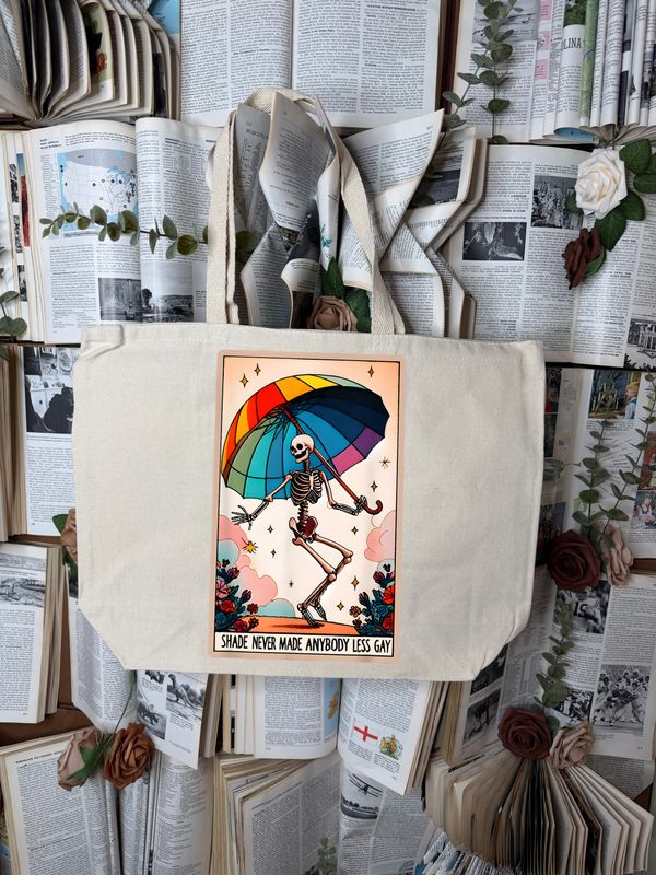 Large Shade Never Made Tote