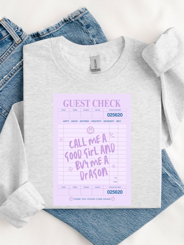 Buy Me A Dragon Crewneck