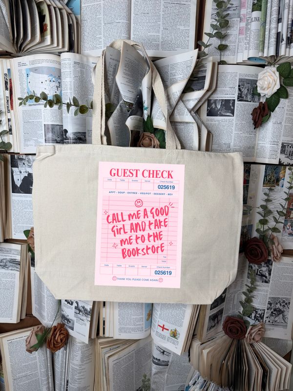 Large Take Me To The Bookstore Tote