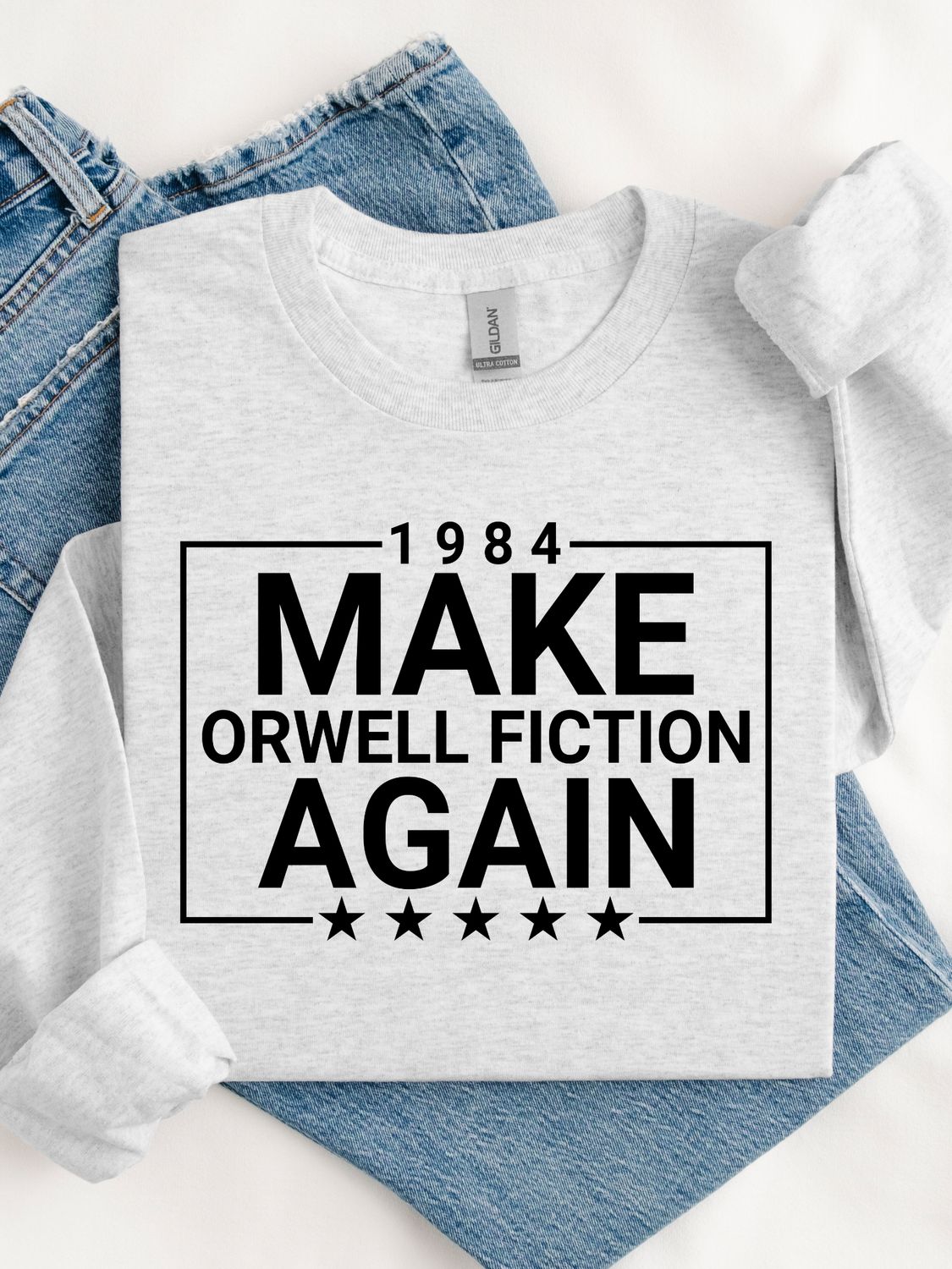Make Orwell Fiction Again Crewneck