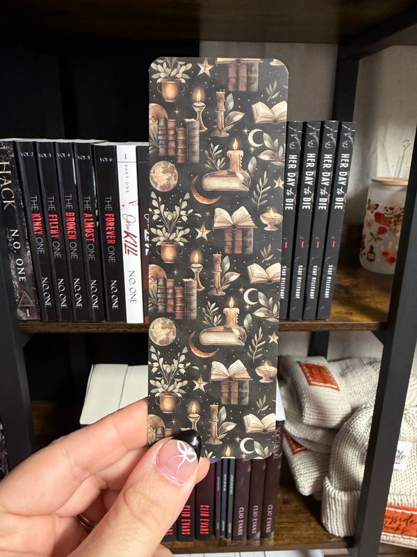 Moons &amp; Stars Dark Academia Bookmark