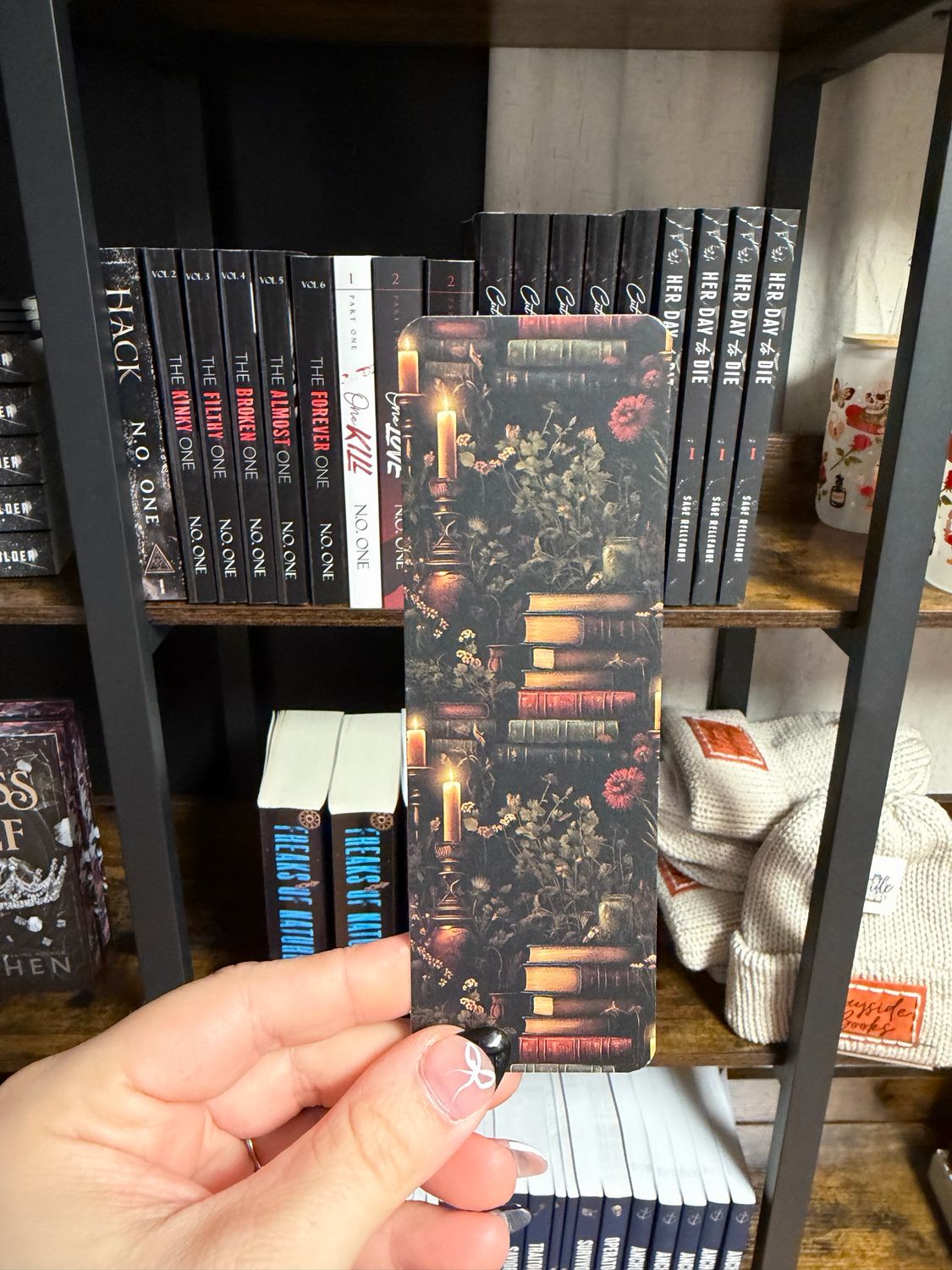Dark Academia Plants Bookmark