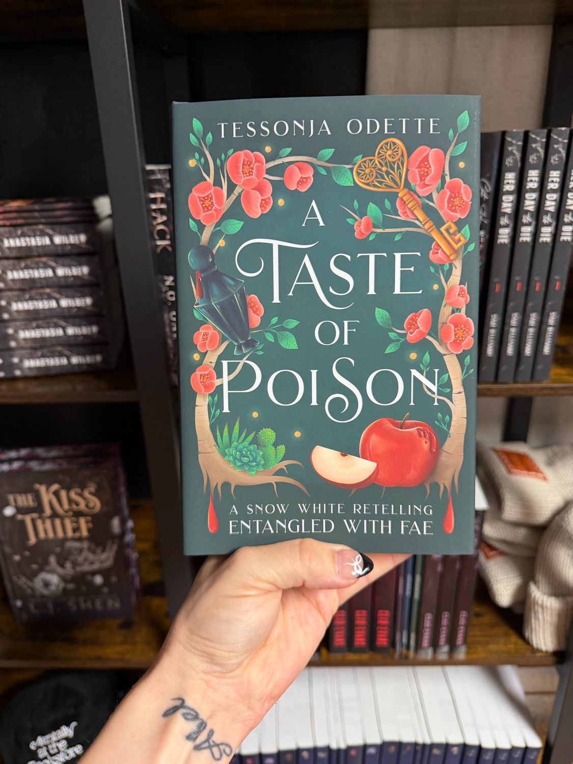 A Taste of Poison - (Entangled with Fae) by Tessonja Odette (Hardcover)