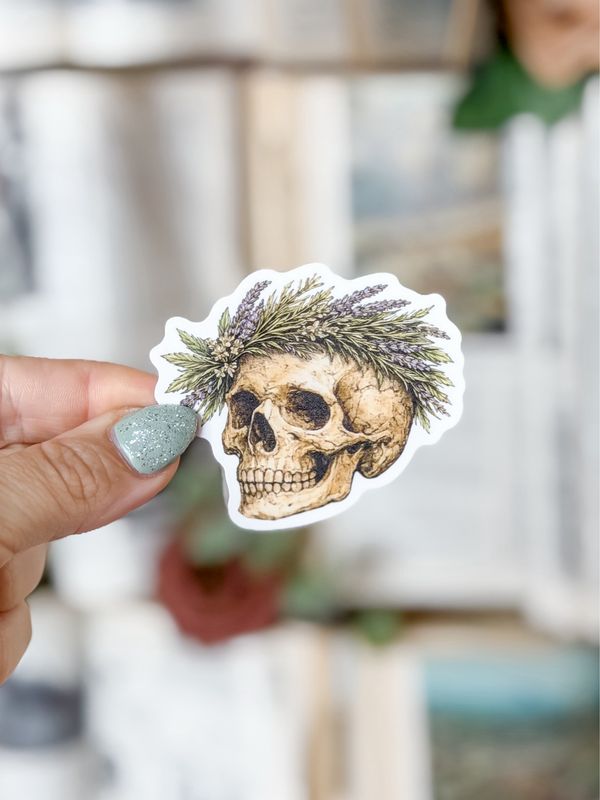 Bayside Books Skull Sticker