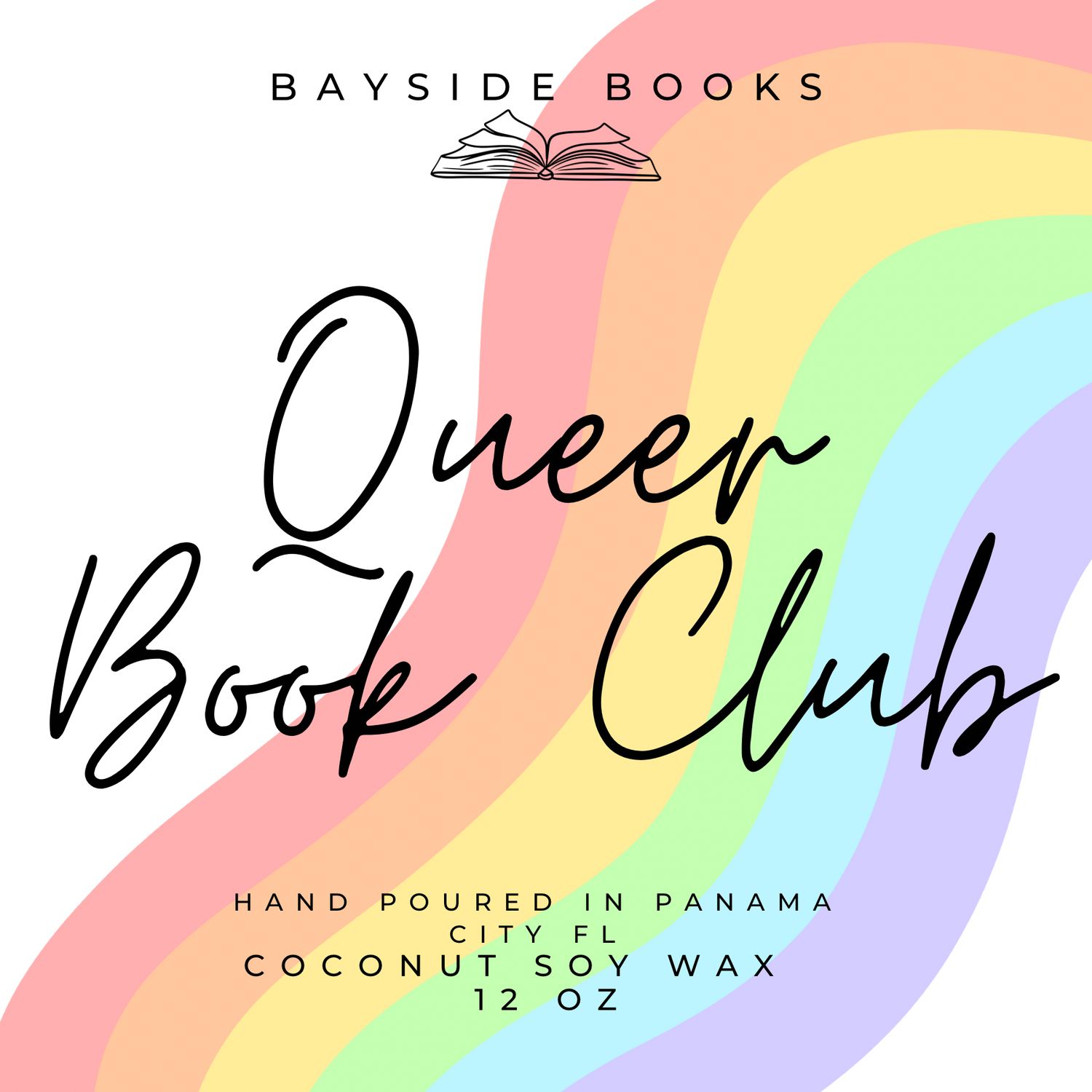 12 Oz Queer Book Club Candle