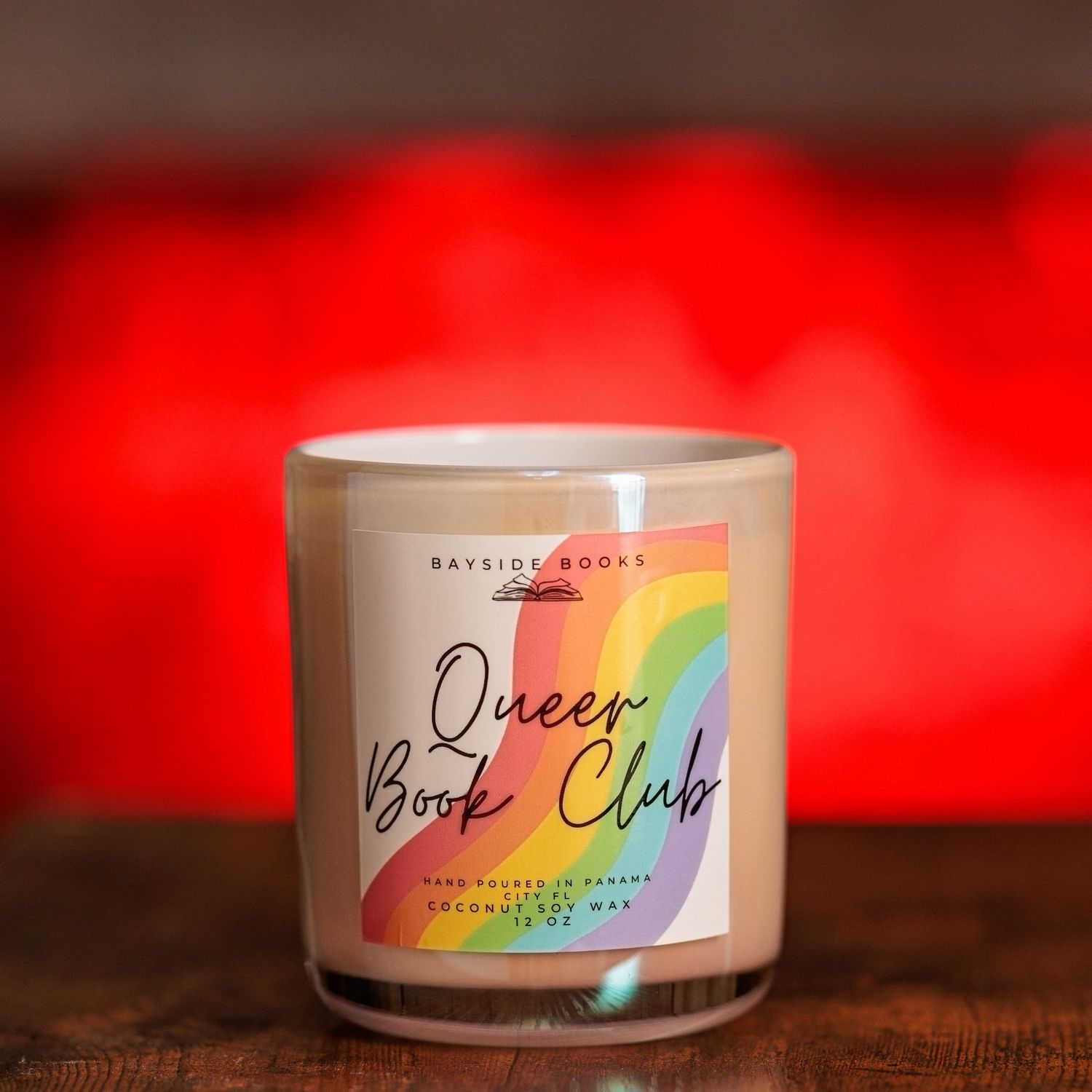 12 Oz Queer Book Club Candle