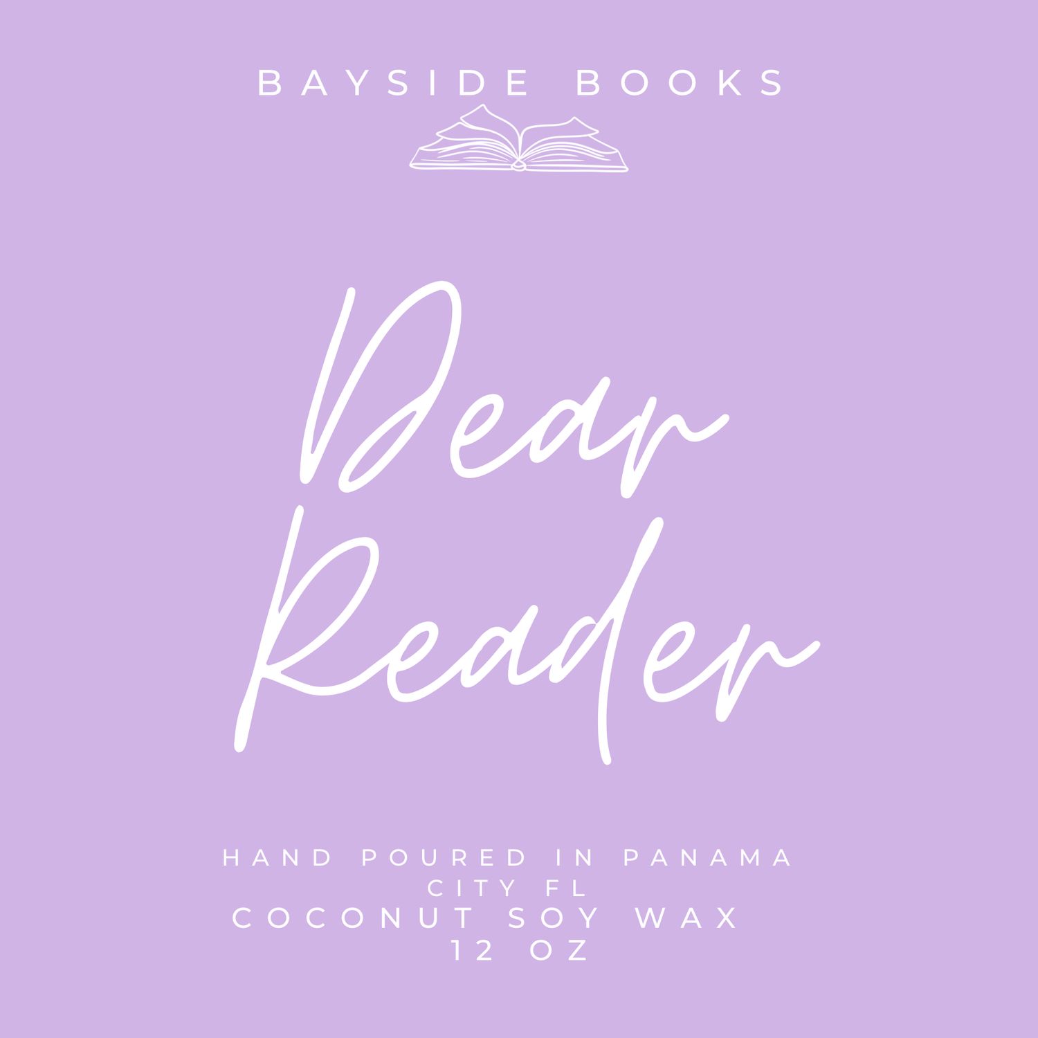 12 Oz Dear Reader Candle