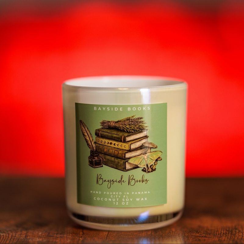 12 Oz Bayside Books Candle
