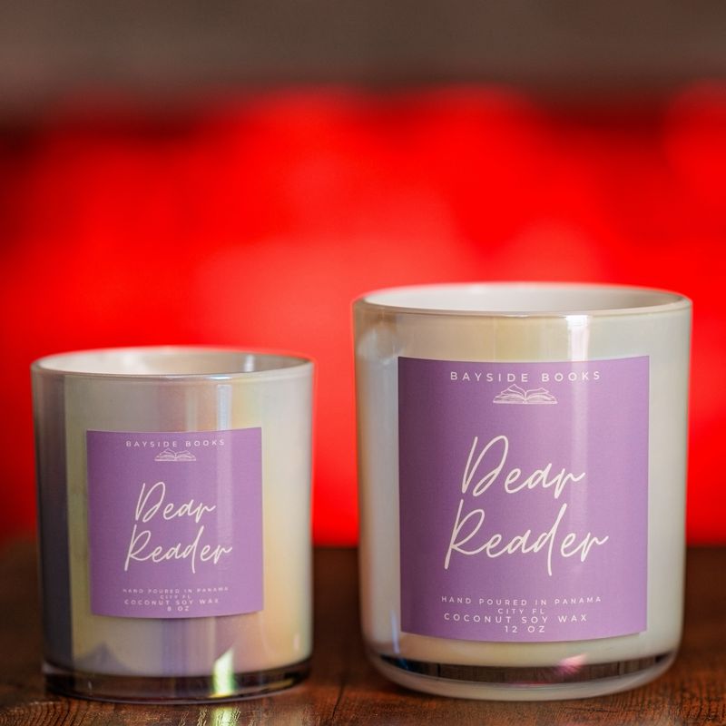8oz Dear Reader Candle