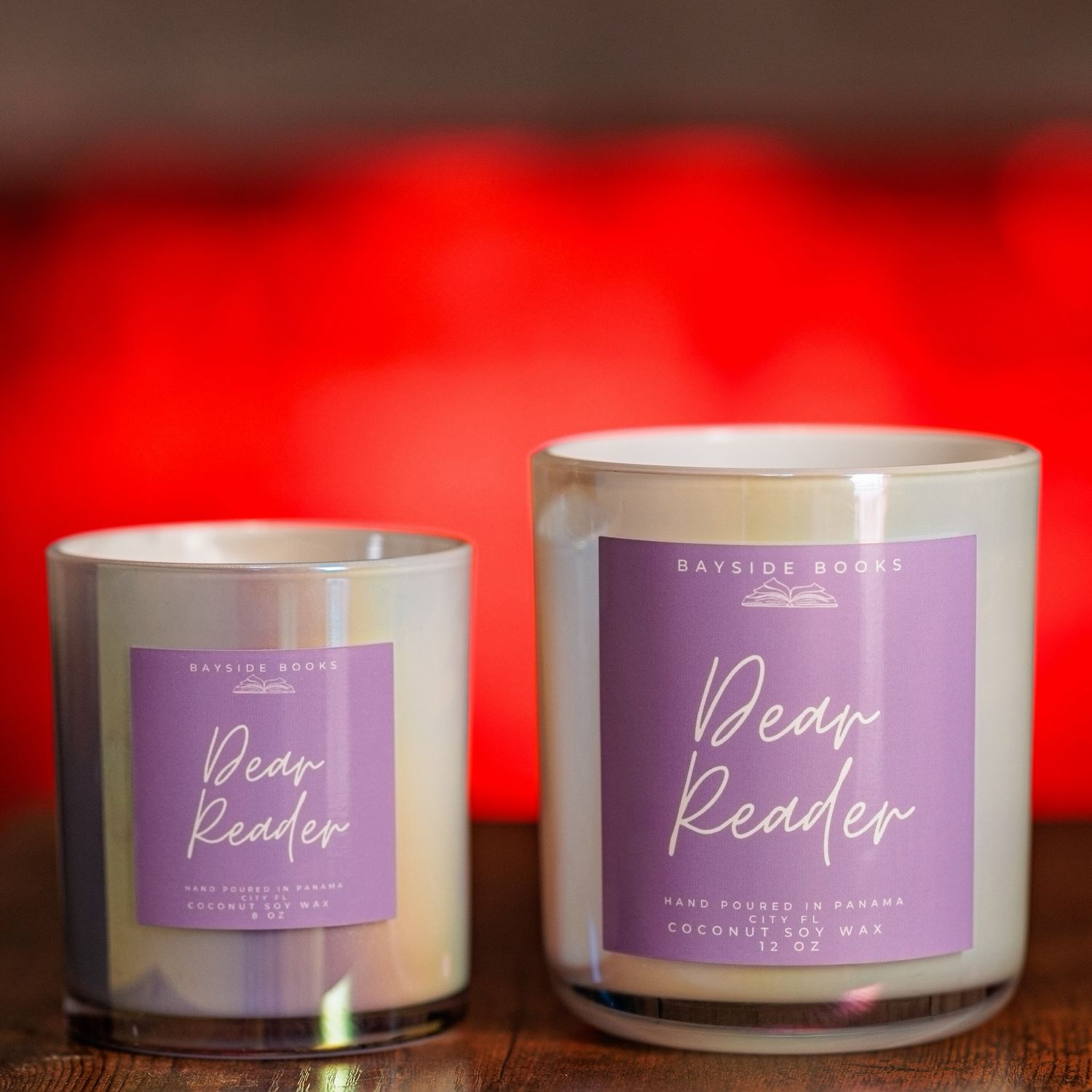 8oz Dear Reader Candle