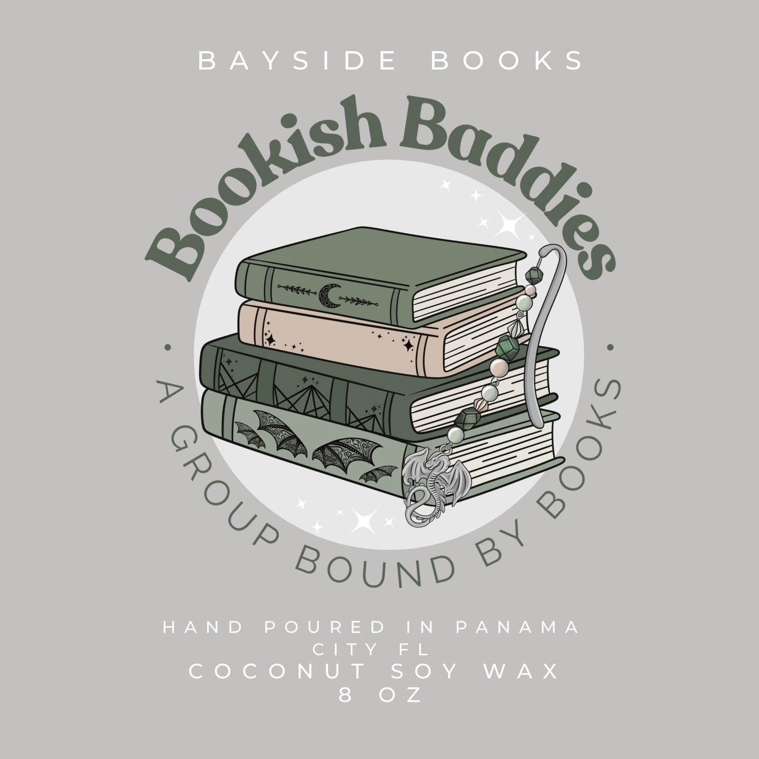 8oz Bookish Baddies Candle