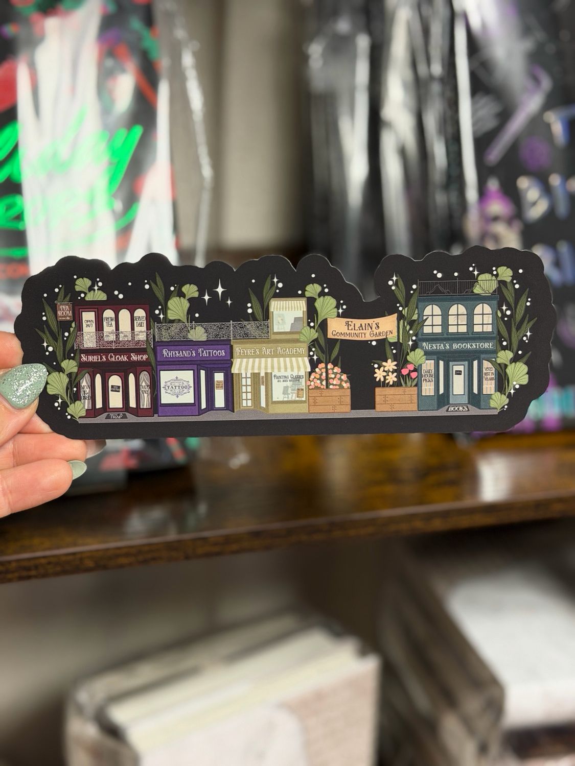 A Walk In Velaris Soft Touch Bookmark