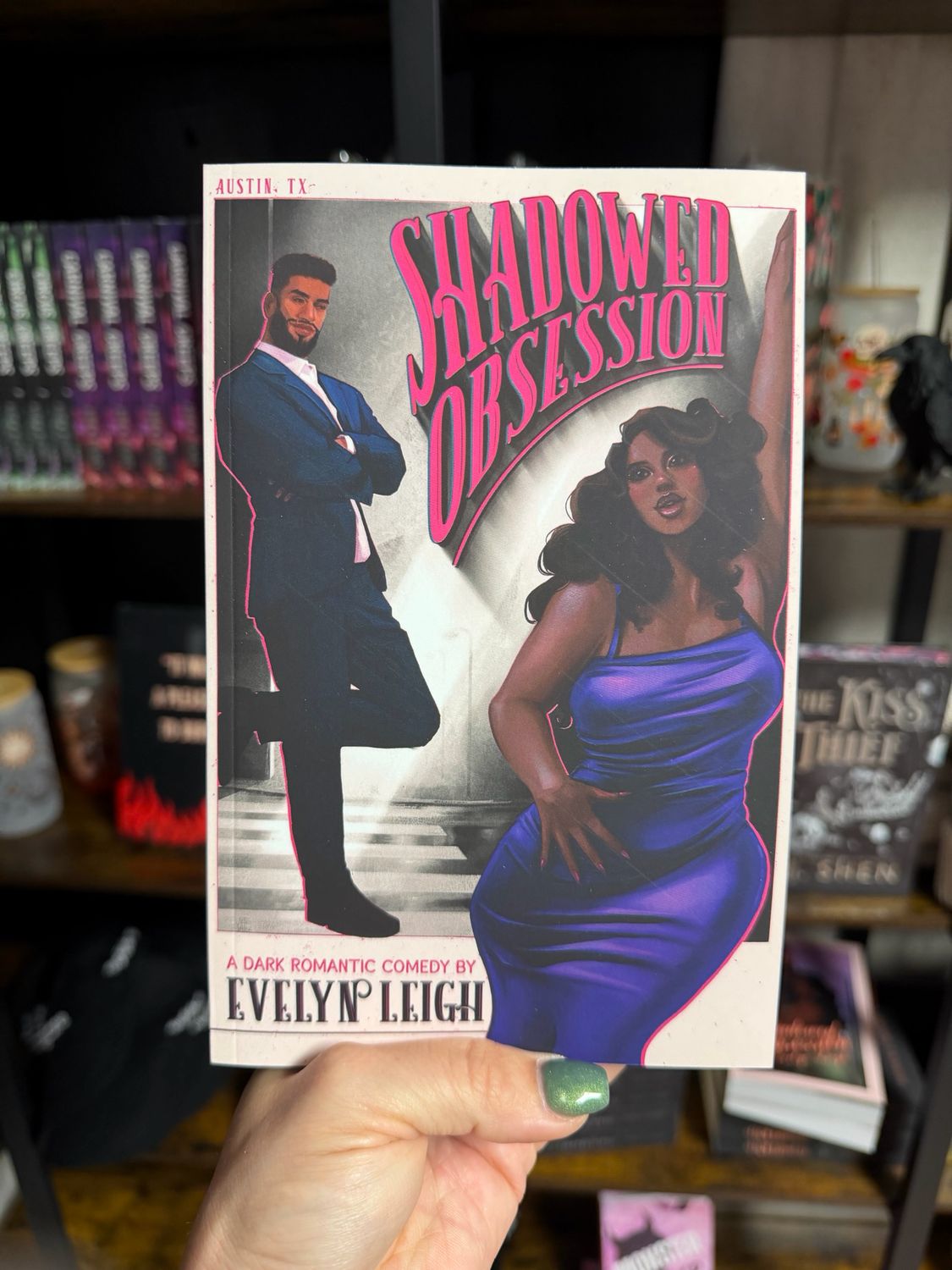 Shadowed Obsession: A Dark Romantic Comedy- Evelyn Leigh