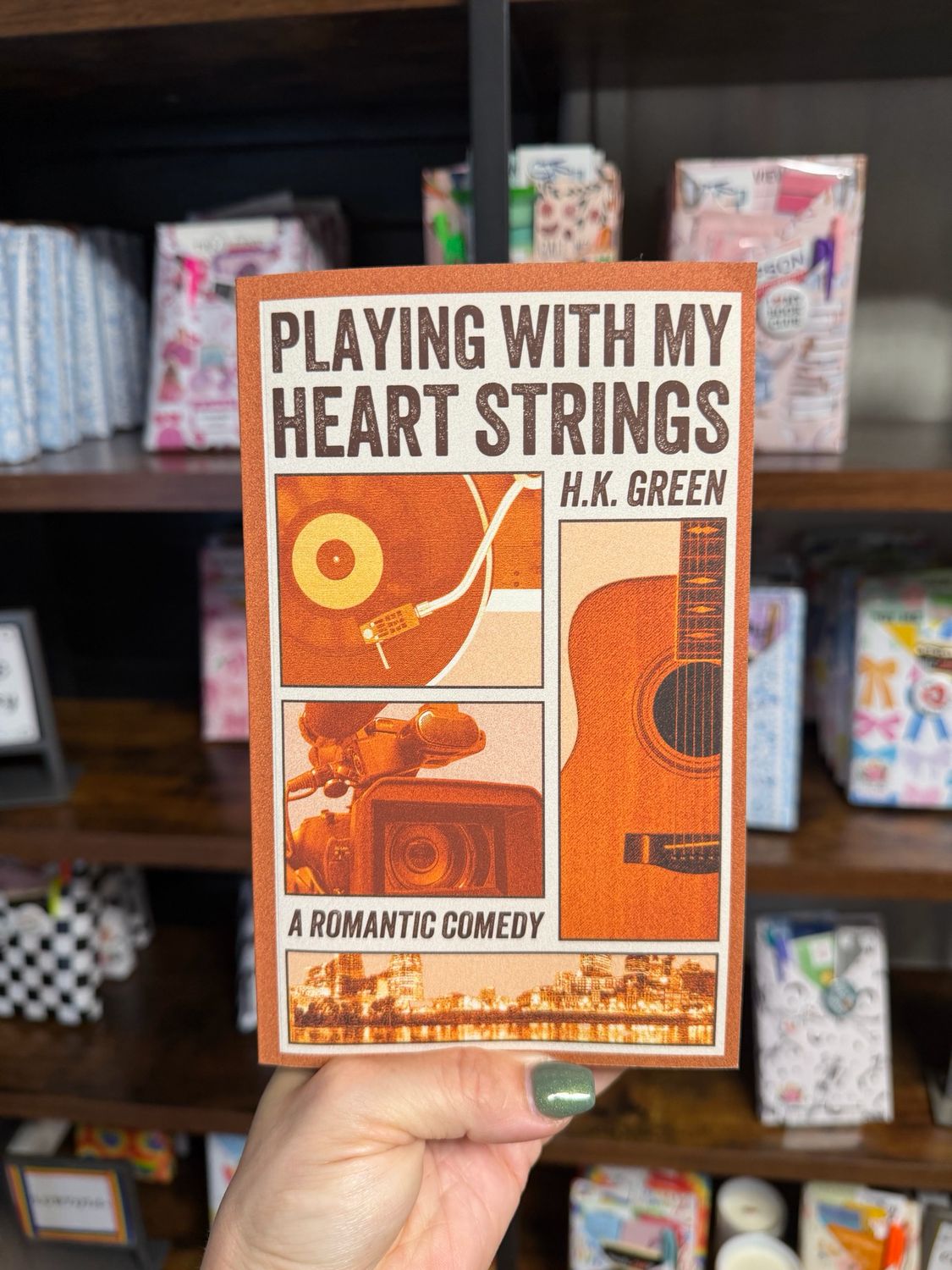 Playing with My Heart Strings: Alternate Discreet Cover- HK Green