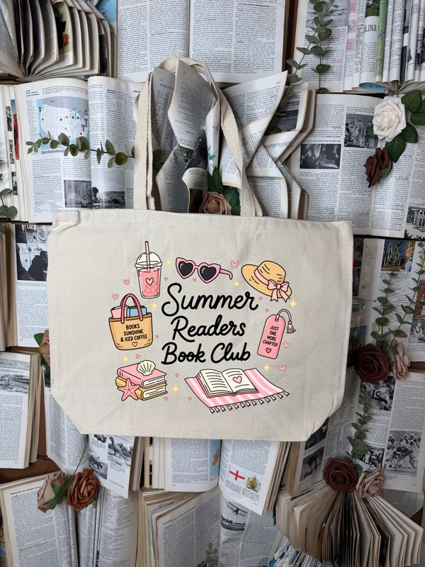 Large Summer Readers Tote