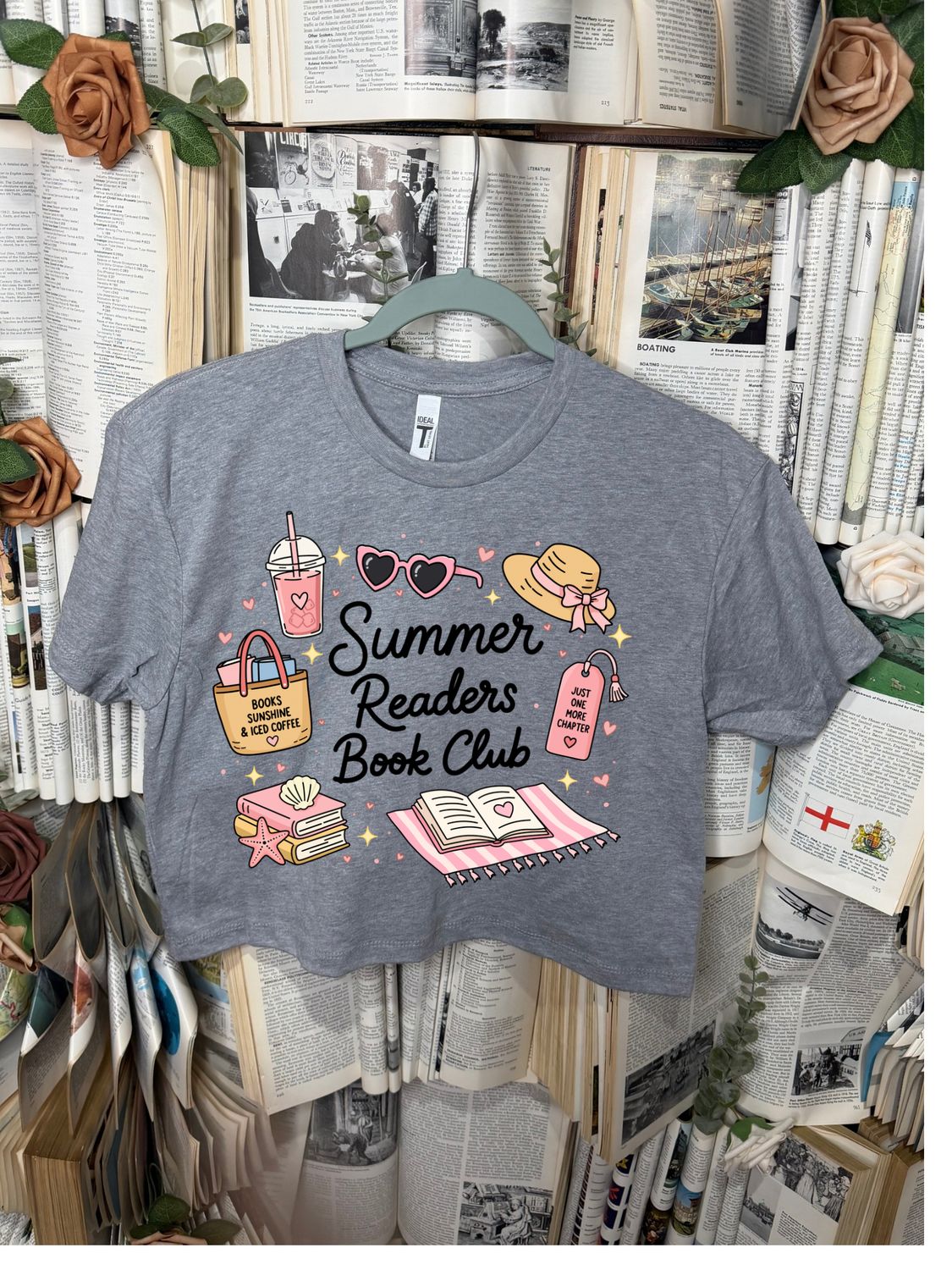 Cropped Summer Readers Tee