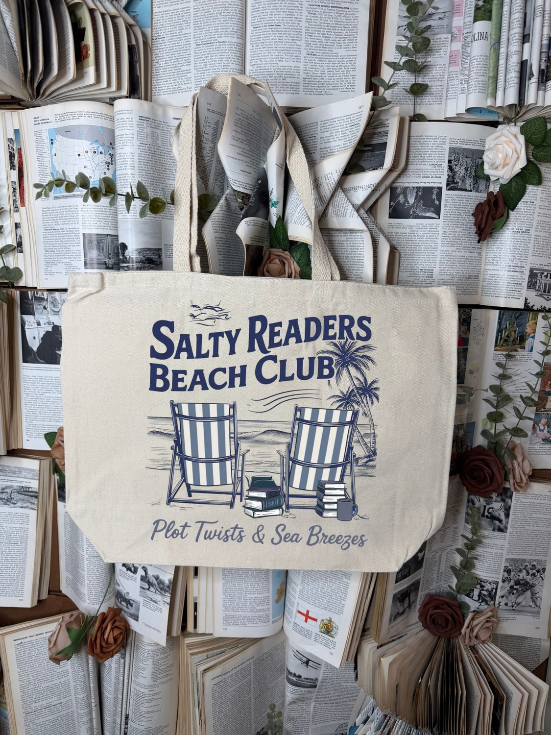 Large Salty Readers Tote